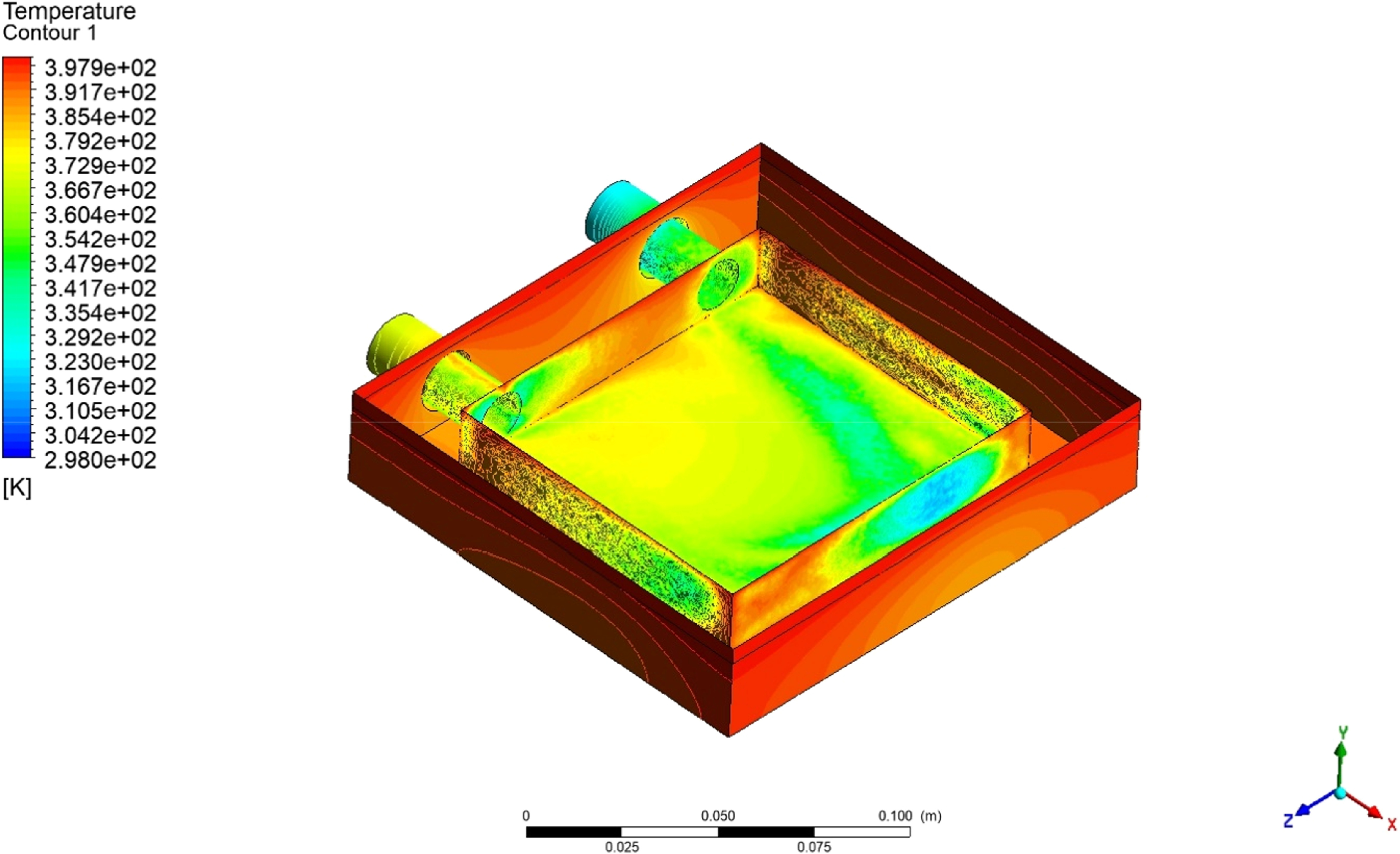 Computational thermal analysis of a heat sink with different pin fin ...