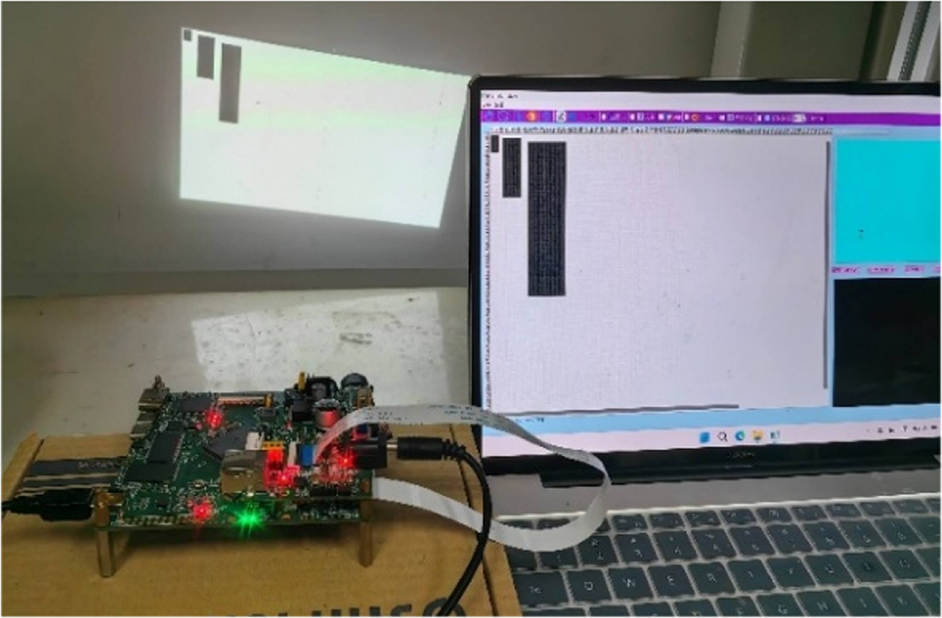 Design of a MEMS DMD micro projection control system based on STM32 and ...