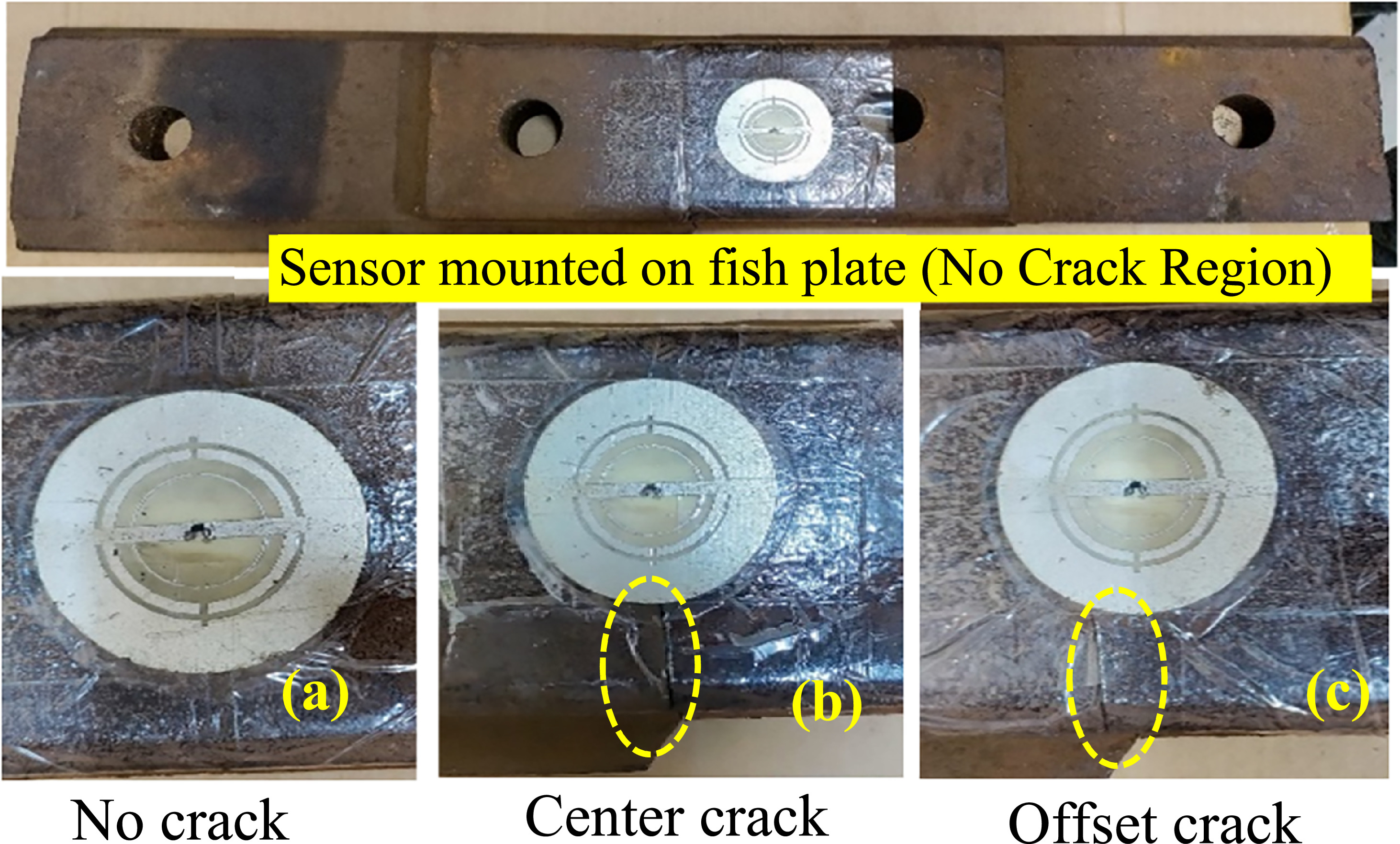 Cracks Sensor Localized in-situ surface crack detection on rail web using an RFID ...