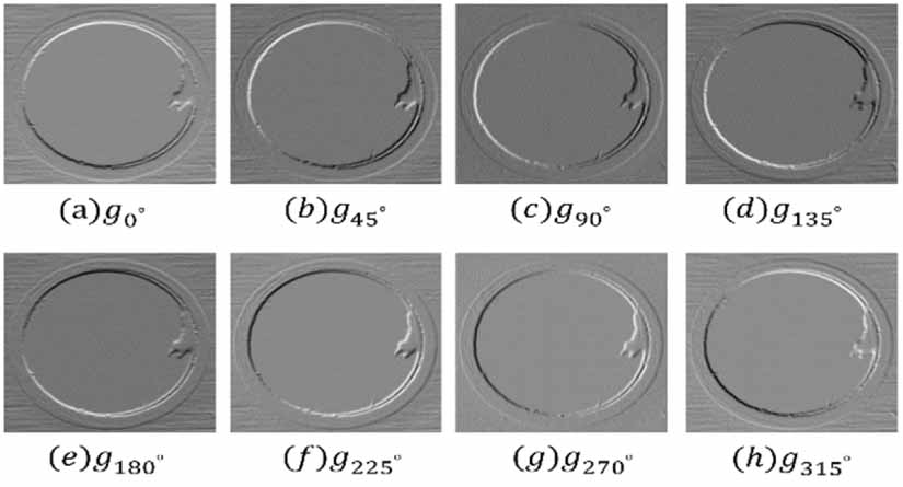 Visual measurement method for circular hole size of sheet metal parts ...