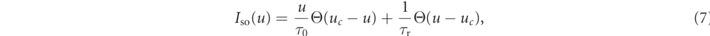 Equation (7)