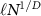 $\ell N^{1/D}$