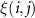$\xi(i,j)$