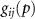 $g_{ij} (p)$