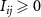 $I_{ij} \unicode{x2A7E} 0$