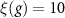 $\xi(g) = 10$