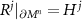 $R^j|_{\partial M^n} = H\,^j$