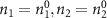 $n_1 = n^0_1, n_2 = n_2^0$