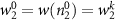 $w_2^0 = w(n^0_2) = w_2^k$