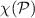 $\chi(\mathcal{P})$
