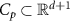 $C_p \subset \mathbb{R}^{d+1}$