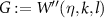 $G : = W^{^{\prime\prime}}(\eta,k,l)$