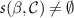 $s(\beta, \mathcal{C}) \neq \emptyset$