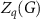 $Z_q(G)$