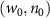 $(w_0, n_0)$