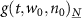 $g(t, w_0, n_0)_{\underline{N}}$