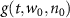 $g(t, w_0, n_0)$