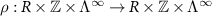 $\rho : R \times {\mathbb{Z}} \times \Lambda^\infty \rightarrow R \times {\mathbb{Z}} \times \Lambda^\infty$