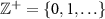 ${\mathbb{Z}}^+ = \{0, 1, \ldots\}$