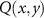 $Q(x, y)$