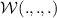 ${\mathcal{W}}(.,.,.)$