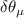 $\delta\theta_{\mu}$