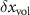 $\delta x_\text{vol}$