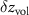 $\delta z_\text{vol}$