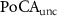 $\text{PoCA}_\textrm{unc}$