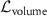 $\mathcal{L}_{\text{volume}}$