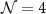 \$\mathcal{N} = 4\$