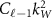 $C_{\ell-1} k_W^2$