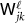 $\mathsf{W}^\ell_{jk}$