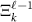 $\Xi^{\ell-1}_k$