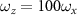 $\omega_z = 100\omega_x$