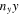 ${n}_{y}y$
