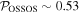 ${{ \mathcal P }}_{\mathrm{OSSOS}}\sim 0.53$