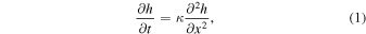 Equation (1)