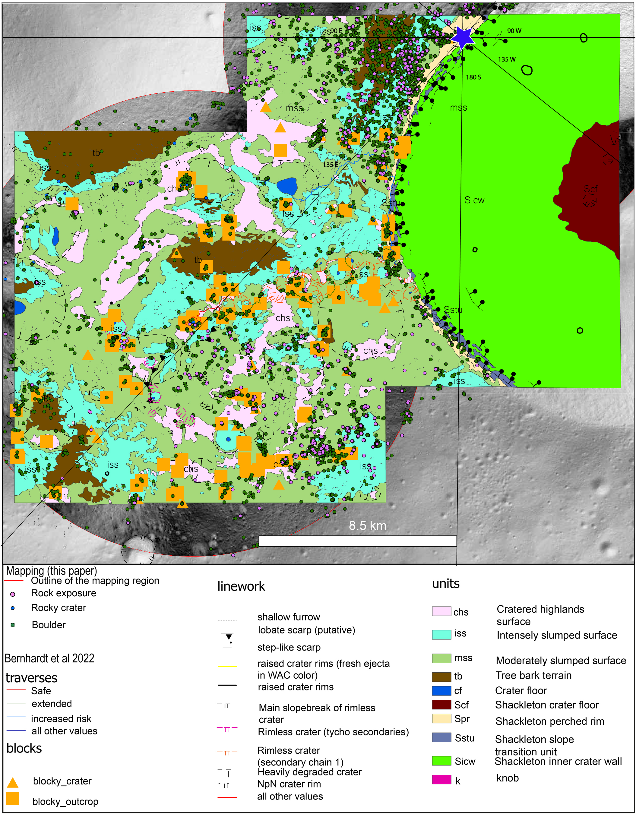 The Distribution and Accessibility of Geologic Targets near the Lunar ...