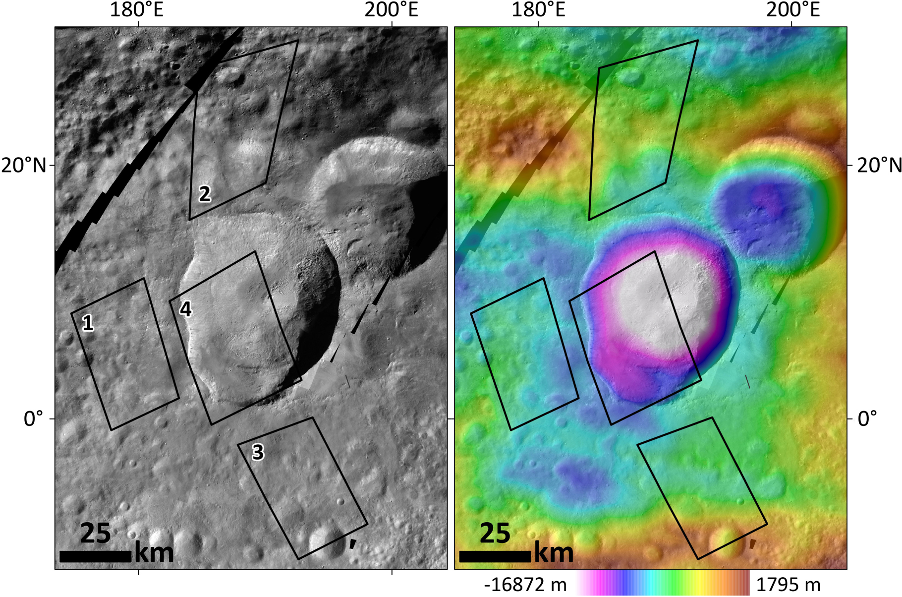 The Spectral Properties of Pitted Impact Deposits on Vesta as Seen by ...