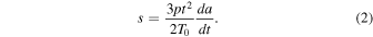 Equation (2)