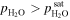 ${p}_{{{\rm{H}}}_{2}{\rm{O}}}\gt {p}_{{{\rm{H}}}_{2}{\rm{O}}}^{\mathrm{sat}}$