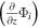 $\left(\tfrac{\partial }{\partial z}{{\rm{\Phi }}}_{i}\right)$