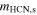 ${m}_{\mathrm{HCN},{\rm{s}}}$