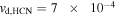 ${v}_{{\rm{d}},\mathrm{HCN}}=7\,\times \,{10}^{-4}$