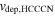 ${v}_{\mathrm{dep},\mathrm{HCCCN}}$