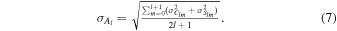 Equation (7)