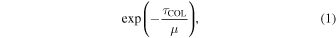 Equation (1)