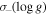 ${\sigma }_{-}(\mathrm{log}g)$