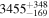 ${3455}_{-169}^{+348}$